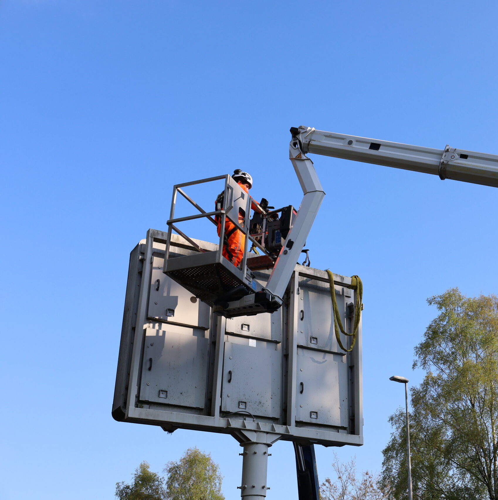 Meewerkend voorman bewegwijzering